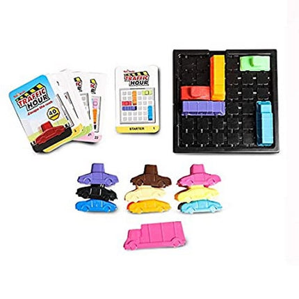 Extrokids Toymate Traffic Hour - 40 Logical Thinking Challenges - A Mind Teasing Puzzle Game for Kids 8 Years & Above - EKT2041