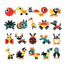 -Wooden Geo Animal Puzzle - EKT0630