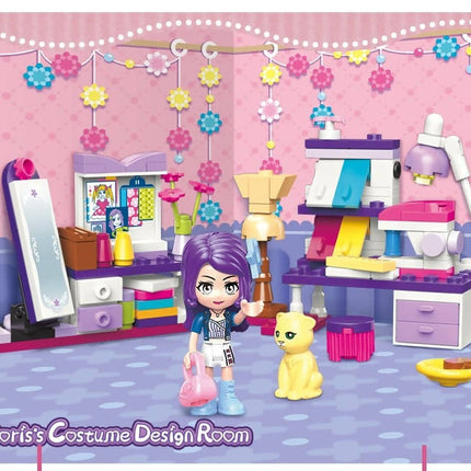 Doris’s Costume Design Room Building Set Toys for Girls 6+ (122 Pieces) (Multicolor)