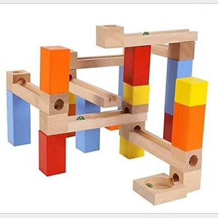 Extrokids Exclusive Wooden Construction marble Slider puzzle Toy For kids - EKT1406