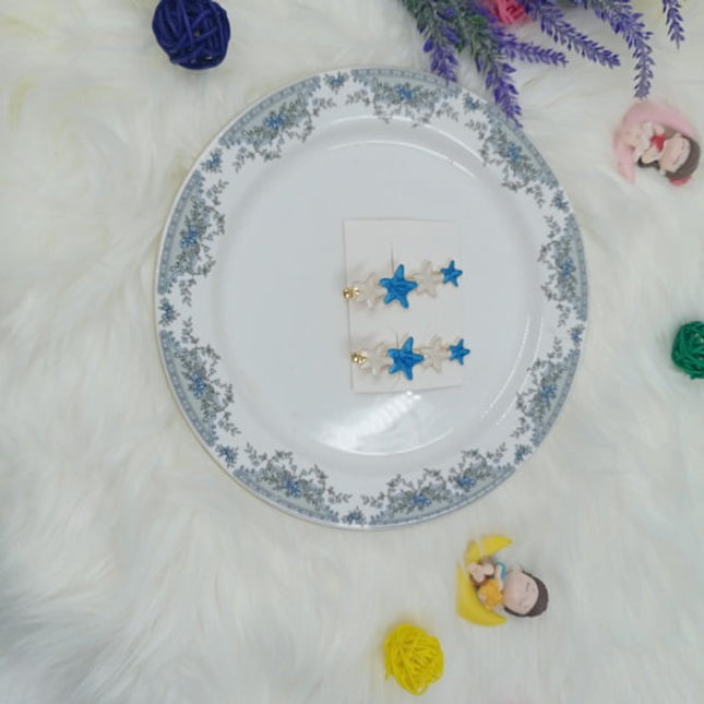 Mini Star Clips - Blue - CTKA0065