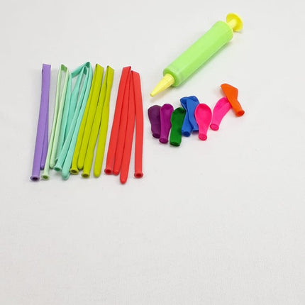 Extrokids Balloons With Balloon Pump For Twisting Magic Balloons Green - EK1391