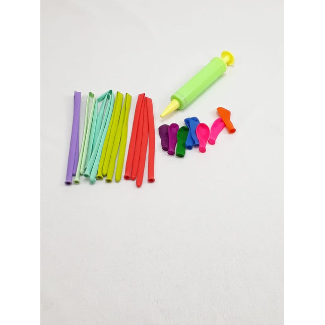 Extrokids Balloons With Balloon Pump For Twisting Magic Balloons Green - EK1391