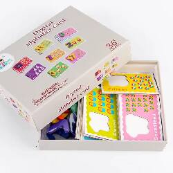 Wooden Alphabet Card Game