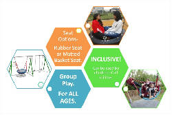 The Nest Swing- Bucket Seat Swing for all ages.