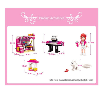 Cherry’s Bedroom Building Set Toys for Girls