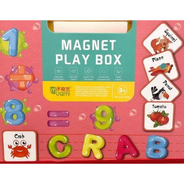 Extrokids Magnetic Play Box Alphabets and numbers - EK1623