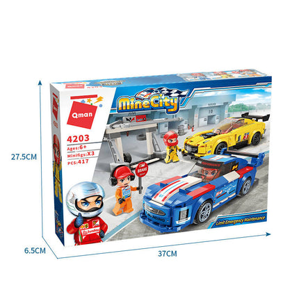 -Limit Emergency Maintenance 2 Cars Building Set (423 Pieces) (Multicolor)