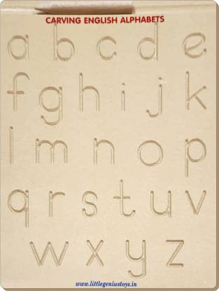 MINI CARVING ALPHABET LOWERCASE
