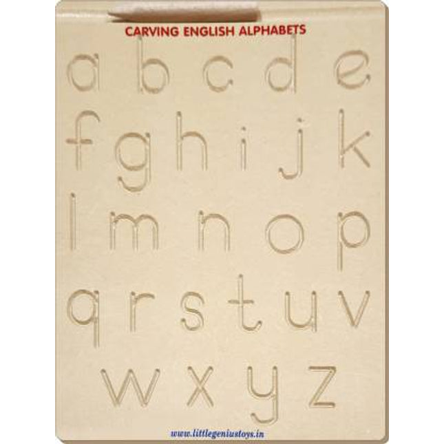 MINI CARVING ALPHABET LOWERCASE