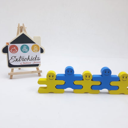 -Wooden Balance Villain Blocks - EKT0621