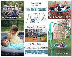 The Nest Swing- Bucket Seat Swing for all ages.