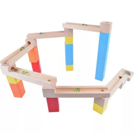 Extrokids Exclusive Wooden Construction marble Slider puzzle Toy For kids - EKT1406