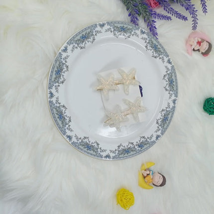 Double Star Clip - White - CTKA0061