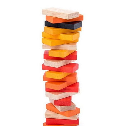 Extrokids Wooden Geometry Block Game Toy Domino Race - EKT1896K