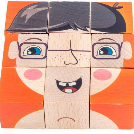 Extrokids Wooden Geometry Block Game Toy Block - EKT1896G