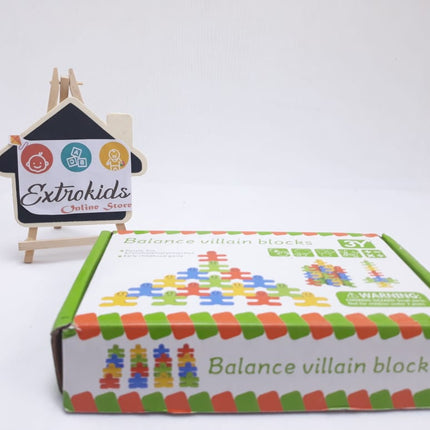 -Wooden Balance Villain Blocks - EKT0621