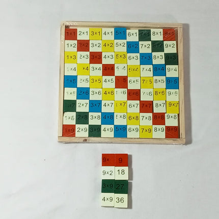 Extrokids Wooden Multiplication Table - EKSD0008