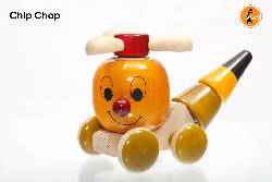 Wooden Push Helicopter