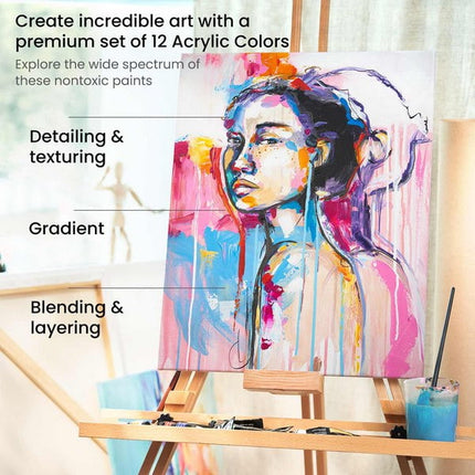 Extrokids Acrylic paint set - EKC1874