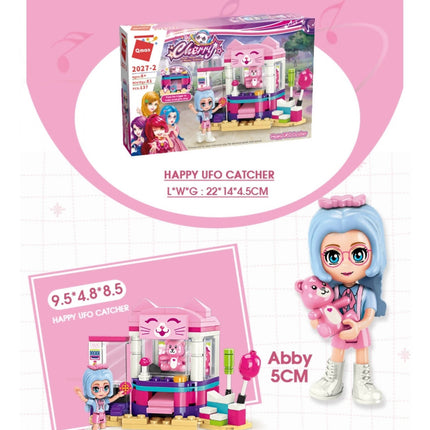 Happy UFO Catcher Toy for Girls 6-12 and Up (137 Pieces) (Multicolor)