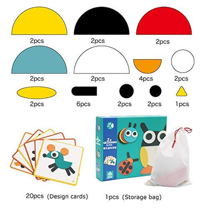 -Wooden Geo Animal Puzzle - EKT0630