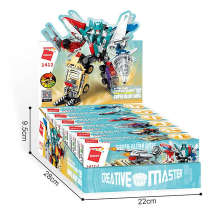 Super Alloys Areas 6 in 1 Building Blocks for 6 + Age (574 Pics)