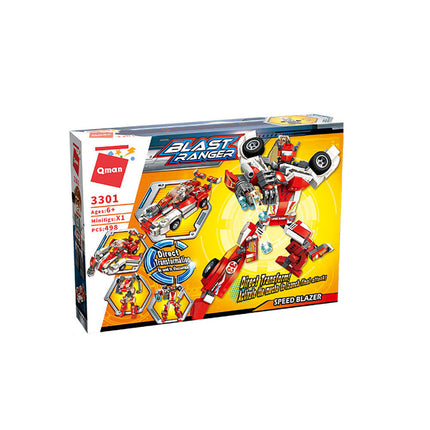 -Speed Blazer Building Blocks for Kids 6 to 12 Years (498 pcs) 3301 (Multicolor)