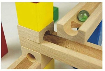 Extrokids Exclusive Wooden Construction marble Slider puzzle Toy For kids - EKT1406