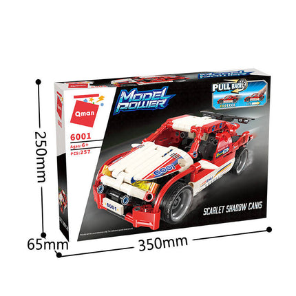 Scarlet Shadow Canis Building Set (257 Pieces) (Red, White, Pack of: 2)