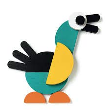 -Wooden Geo Animal Puzzle - EKT0630