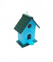 WOODEN CLASSIC BIRD HOUSE-MEDIUM
