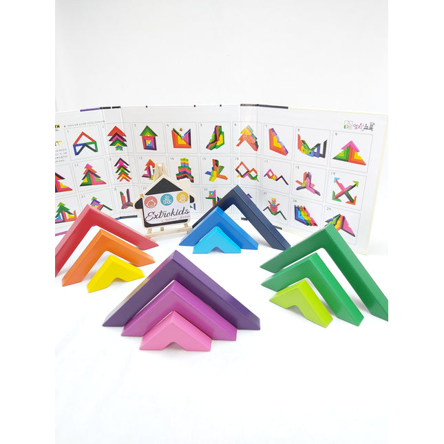 Wooden Angle Bracket Toy - Open End Toy - EKT0628