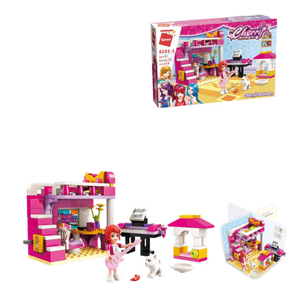 Cherry’s Bedroom Building Set Toys for Girls 6+ (118 Pieces) (Multicolor)