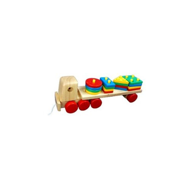 PULLING SHAPE & COLOUR STACKING TRUCK