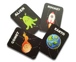 Space Flashcards- Pack of 18