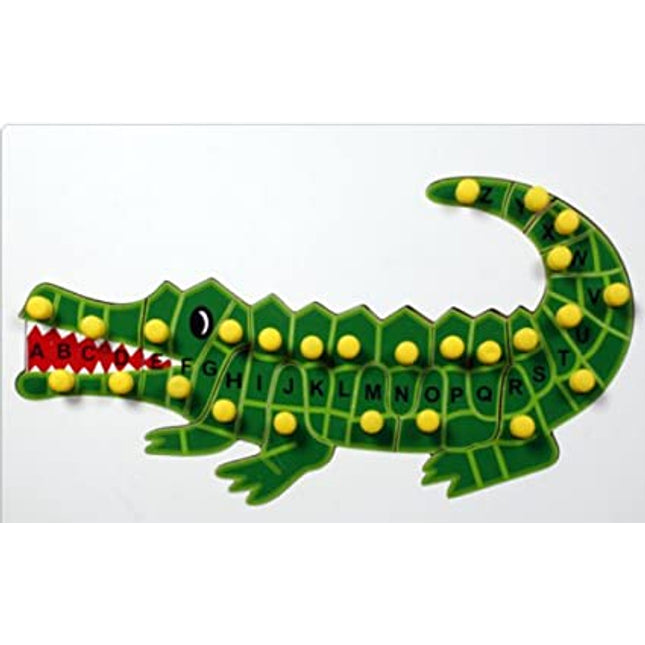 CRAYON HOLDER-ALIGATOR-COLOURED