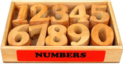 NUMBERS-IN WOODEN BOX