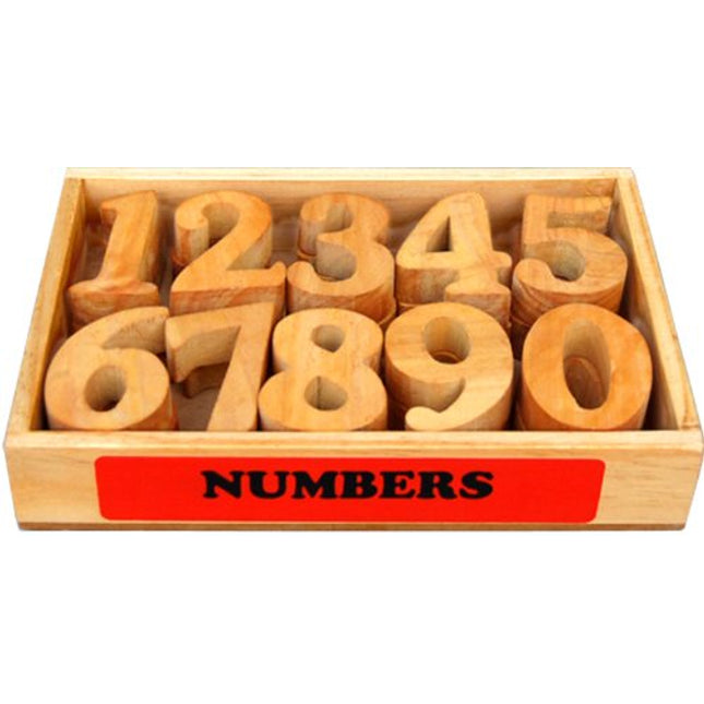 NUMBERS-IN WOODEN BOX