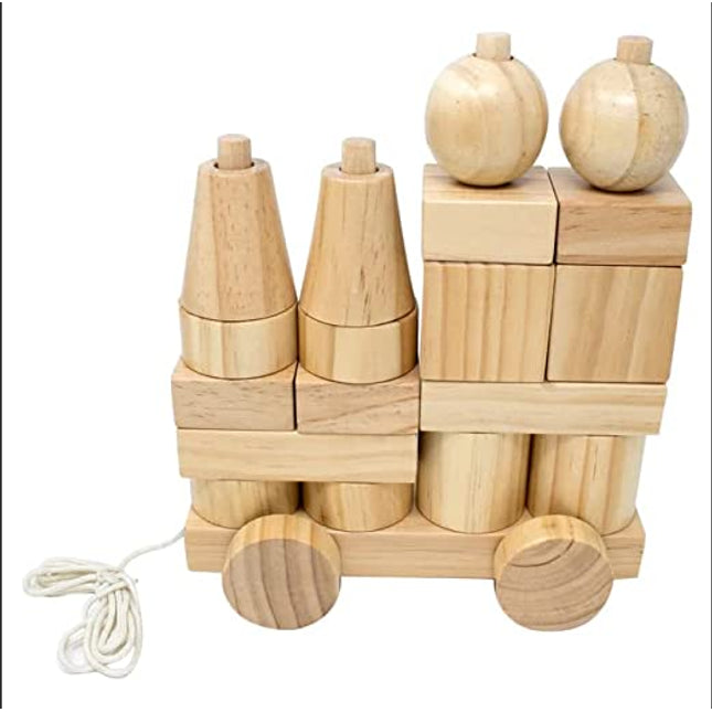 SOLID TRAIN-NATURAL FINISH