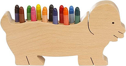 CRAYON HOLDER-BULL DOG-COLOURED