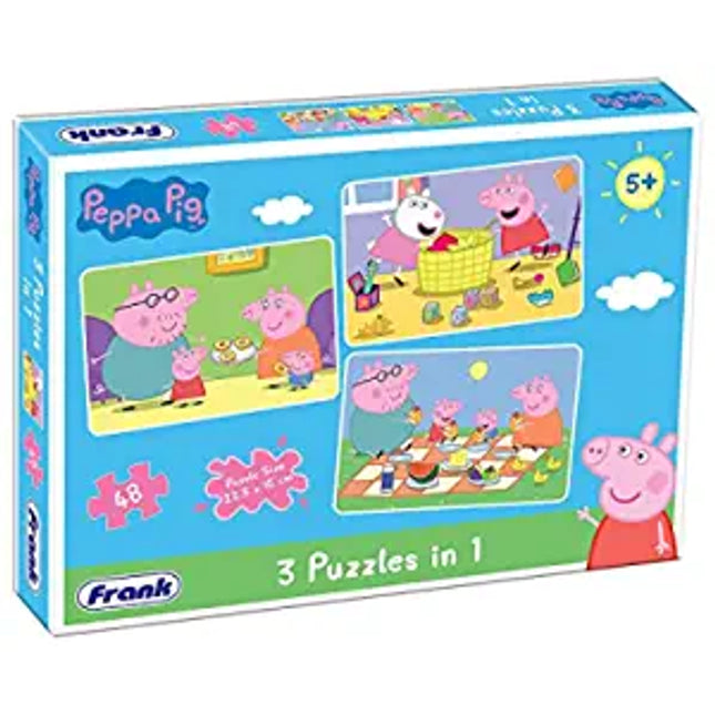 PEPPA PIG - (3 x 48 Pcs) PUZZLE