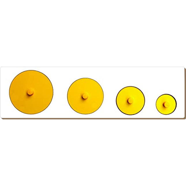 SIZE & SERIATION-CIRCLE WITH KNOB