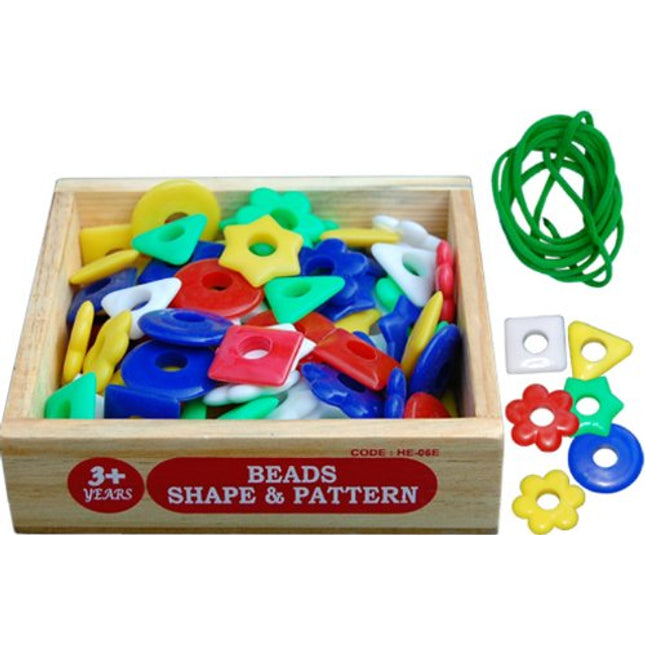 BEADS-SHAPE & PATTERN (SET OF 100 PCS)