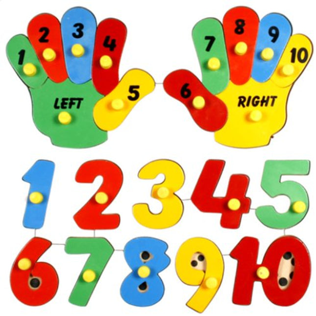 HAND NUMBER PUZZLE