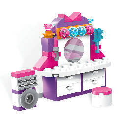 Bedroom Building Blocks for Girls 6 to 12 Years (124 pcs) 2001 (Multi Color) (Multicolor)