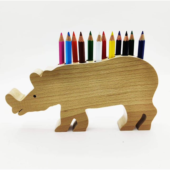 CRAYON HOLDER-RHINO