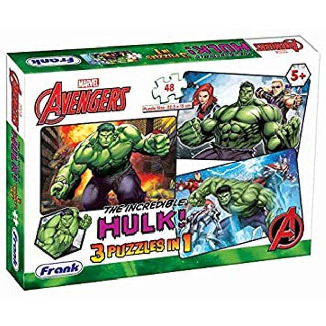 AVENGERS - INCREDIBLE HULK (3 X 48 PCS)