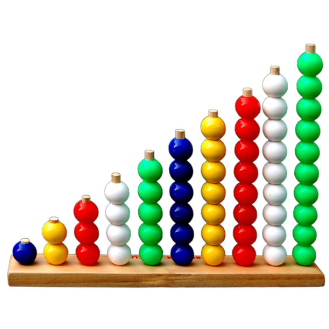 JUMBO ABACUS (1X10) WOODEN BEADS