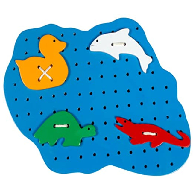 SEWING POND WITH ANIMALS